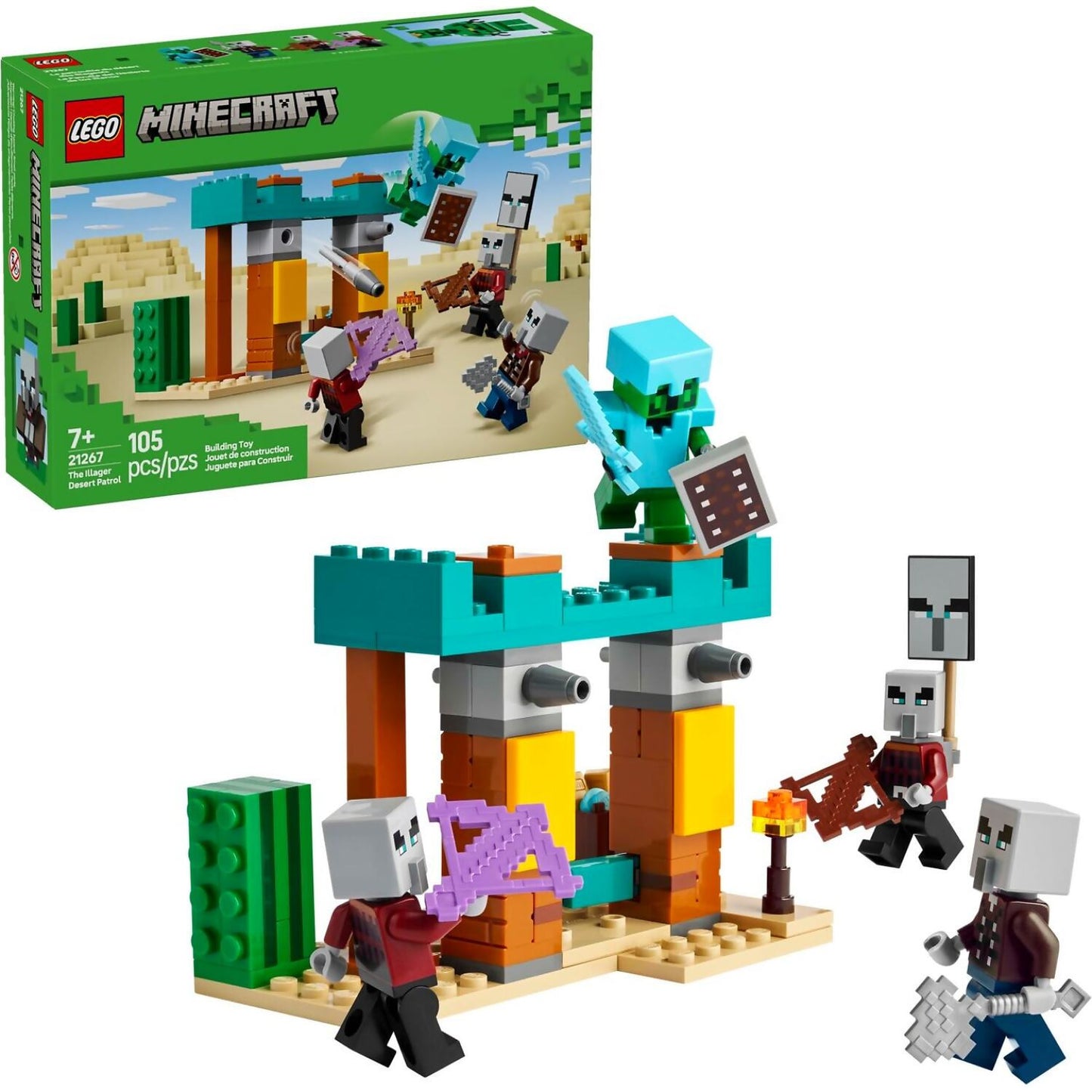 LEGO 21267 The Illager Desert Patrol - Minecraft