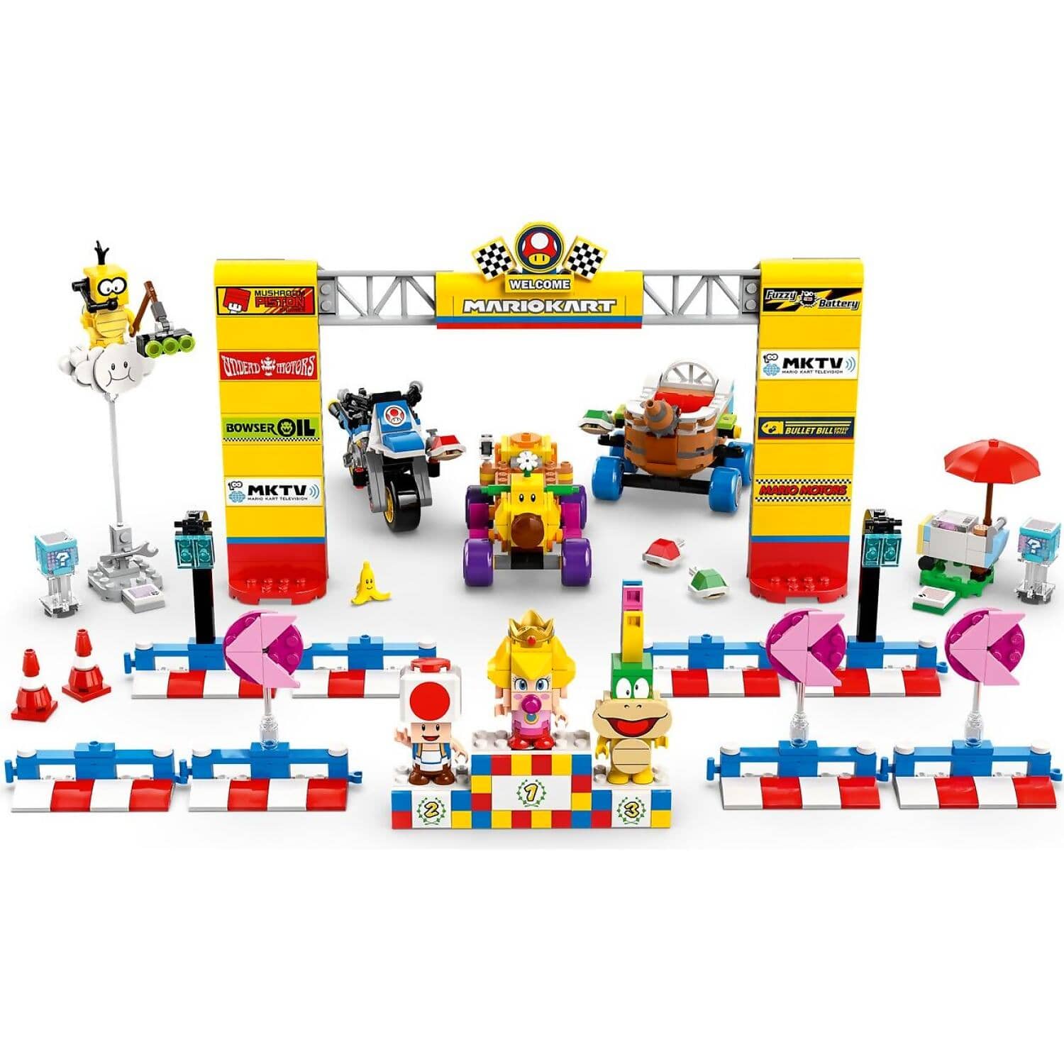 LEGO 72036 Mario Kart Baby Peach & Grand Prix Set - Super Mario