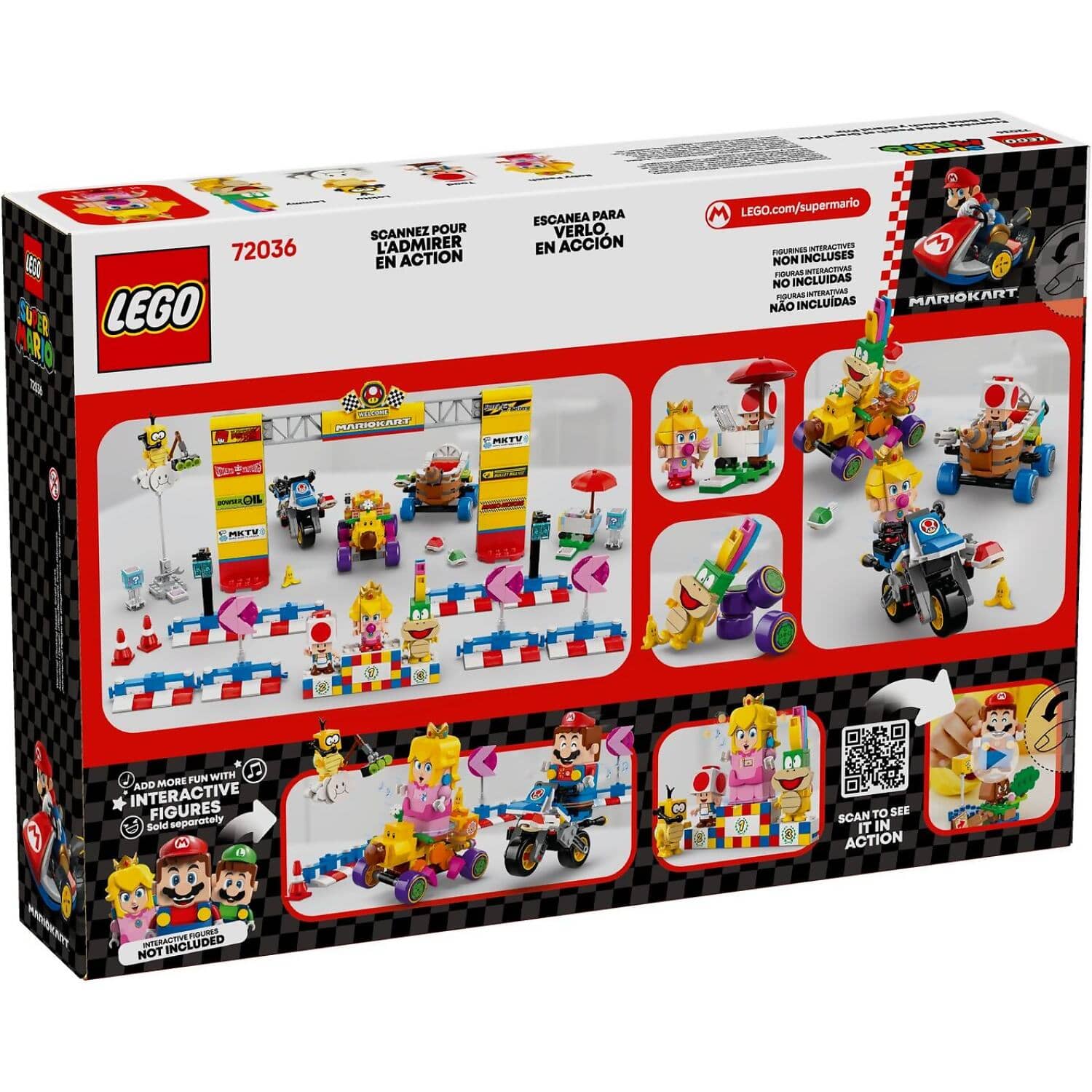 LEGO 72036 Mario Kart Baby Peach & Grand Prix Set - Super Mario