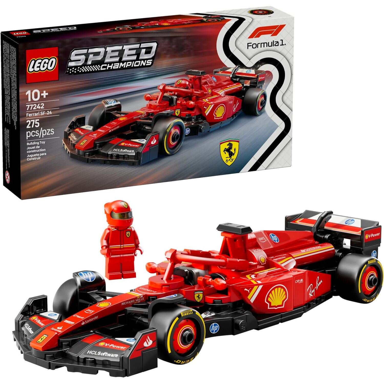 LEGO 77242 Ferrari SF-24 F1 Race Car - Speed Champions