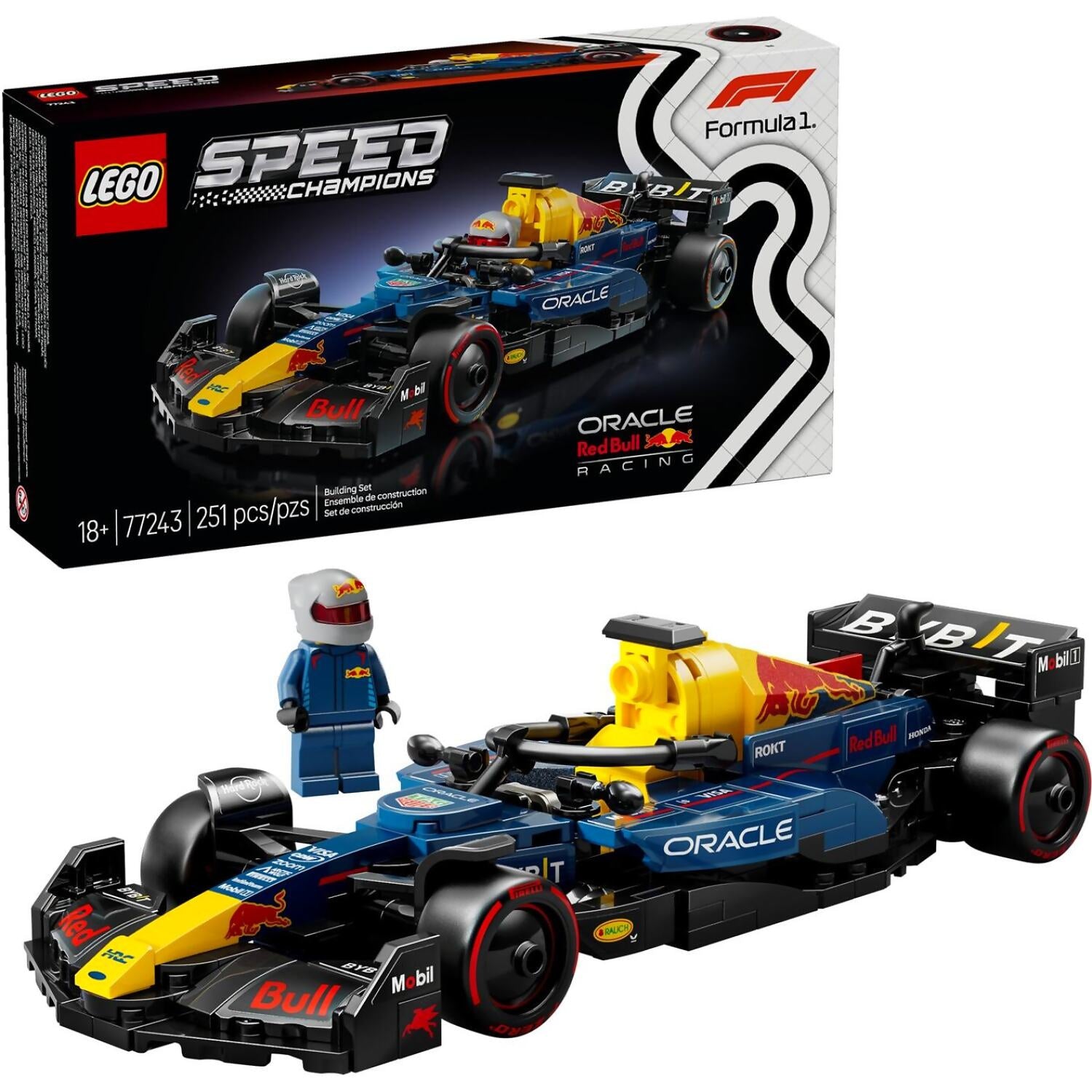 LEGO 77243 Oracle Red Bull Racing RB20 F1 Race Car - Speed Champions