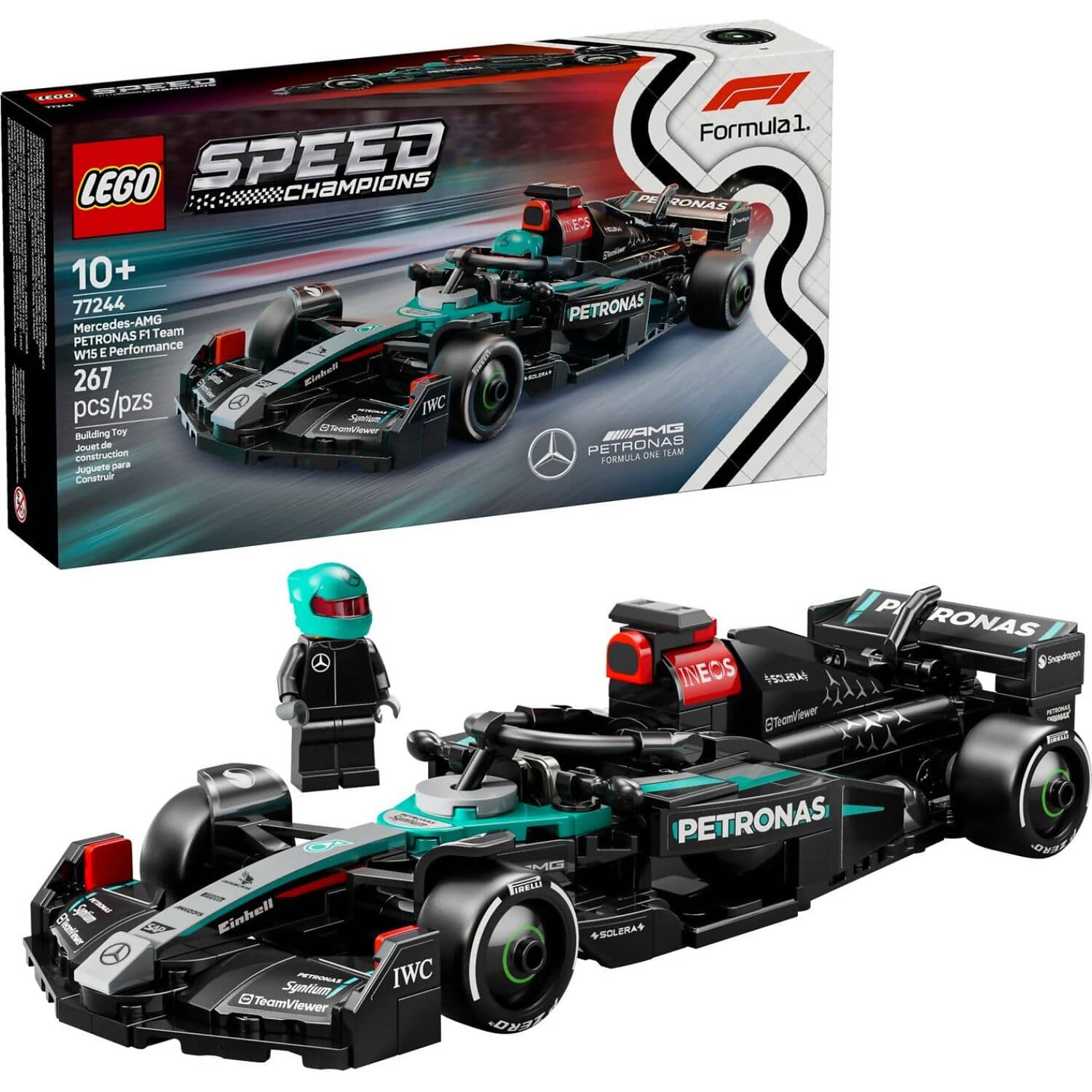 LEGO 77244 Mercedes-AMG F1 W15 Race Car - Speed Champions