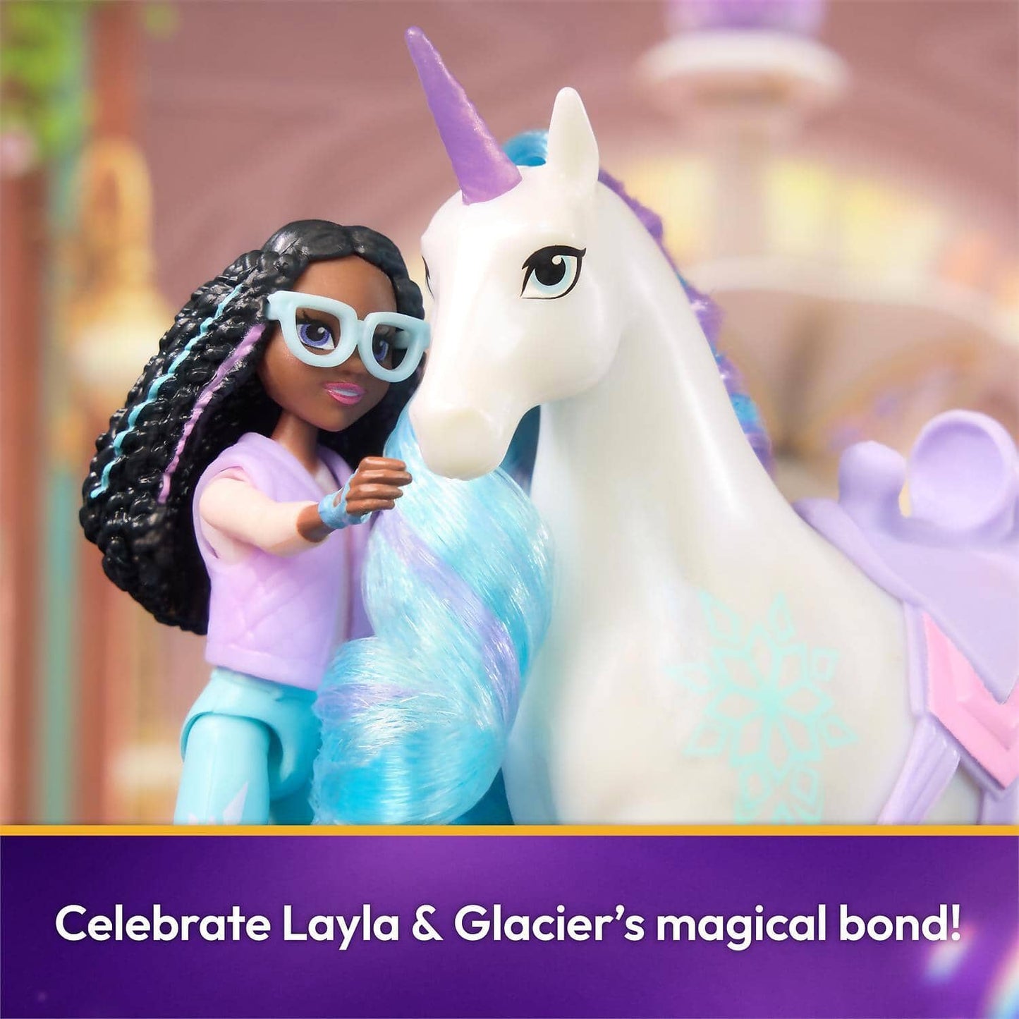 Unicorn Academy - Layla & Glacier Doll Set