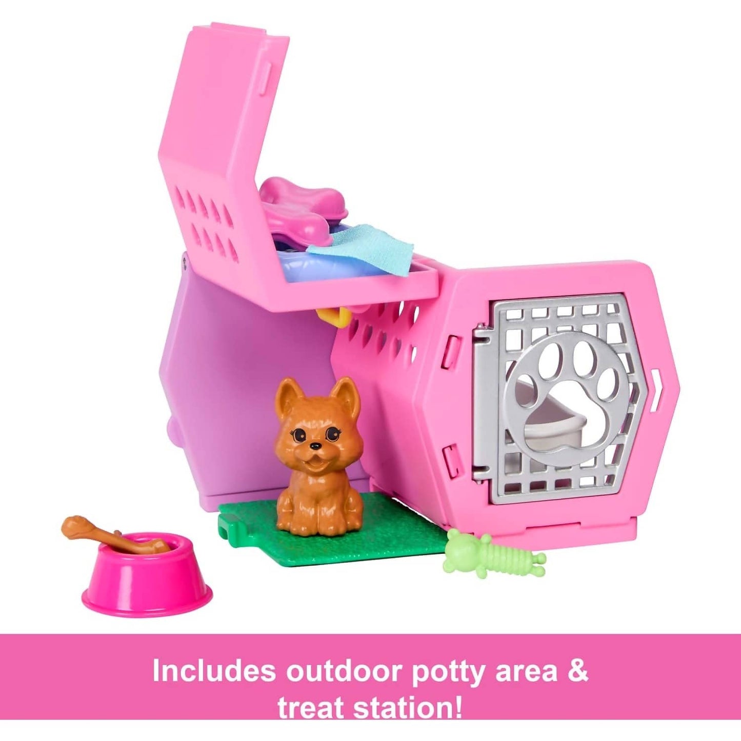 Barbie - Family & Friends Chelsea Puppy Carrier Playset