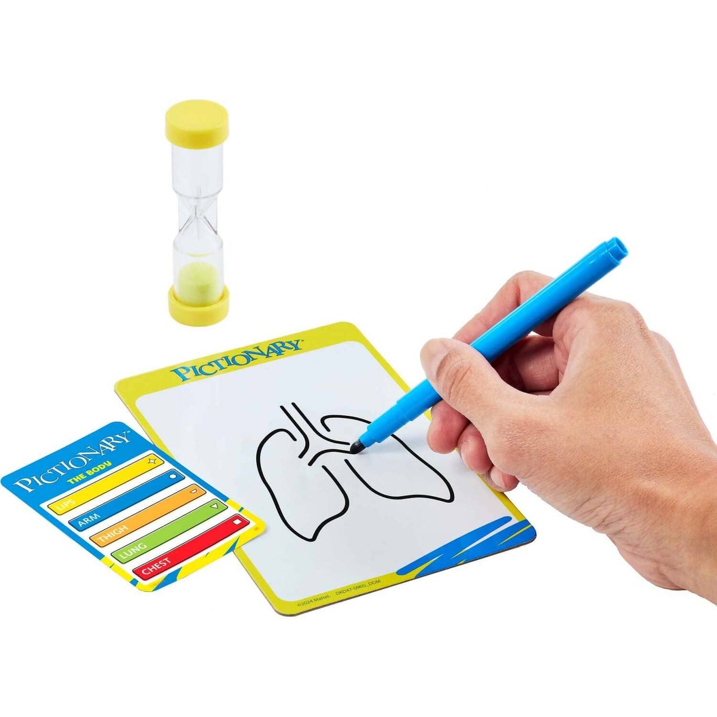 Mattel -  Games - Pictionary Family Board Game Refresh