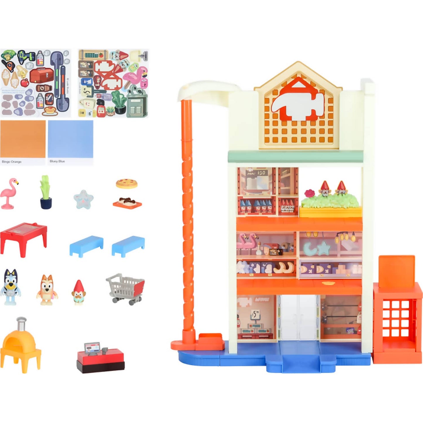 Bluey - Series 9 Hammerbarn Shopping Centre Playset