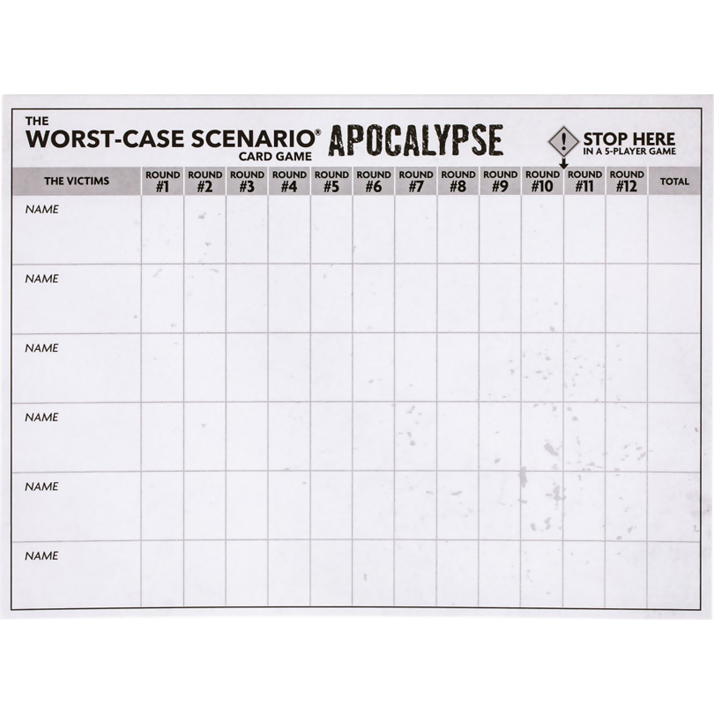 Moose -  Games - The Worst-case Scenario Apocalypse Card Game