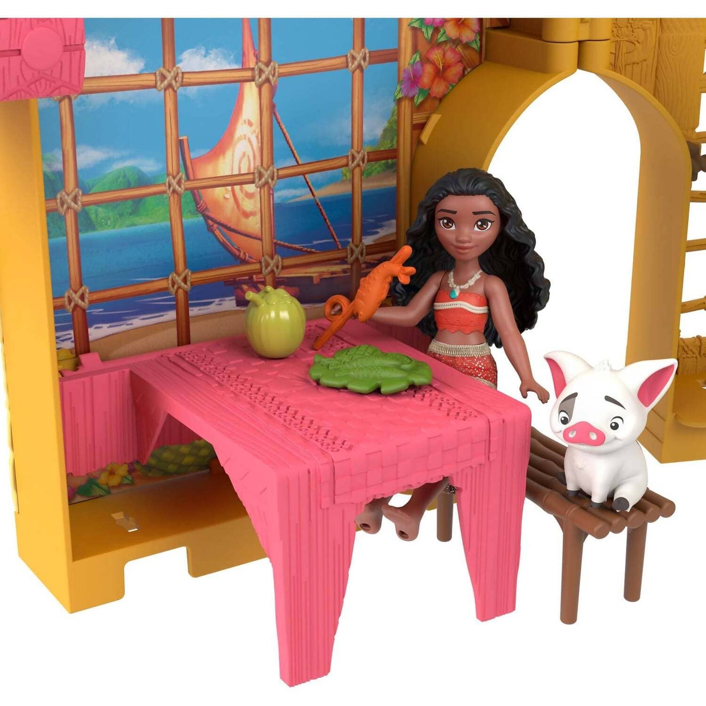 Disney -  Princess - Moana Storytime Stackers Doll House - Mattel