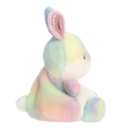 Cotton Candy - Palm Pals Opal Rainbow Bunny 13cm Plush