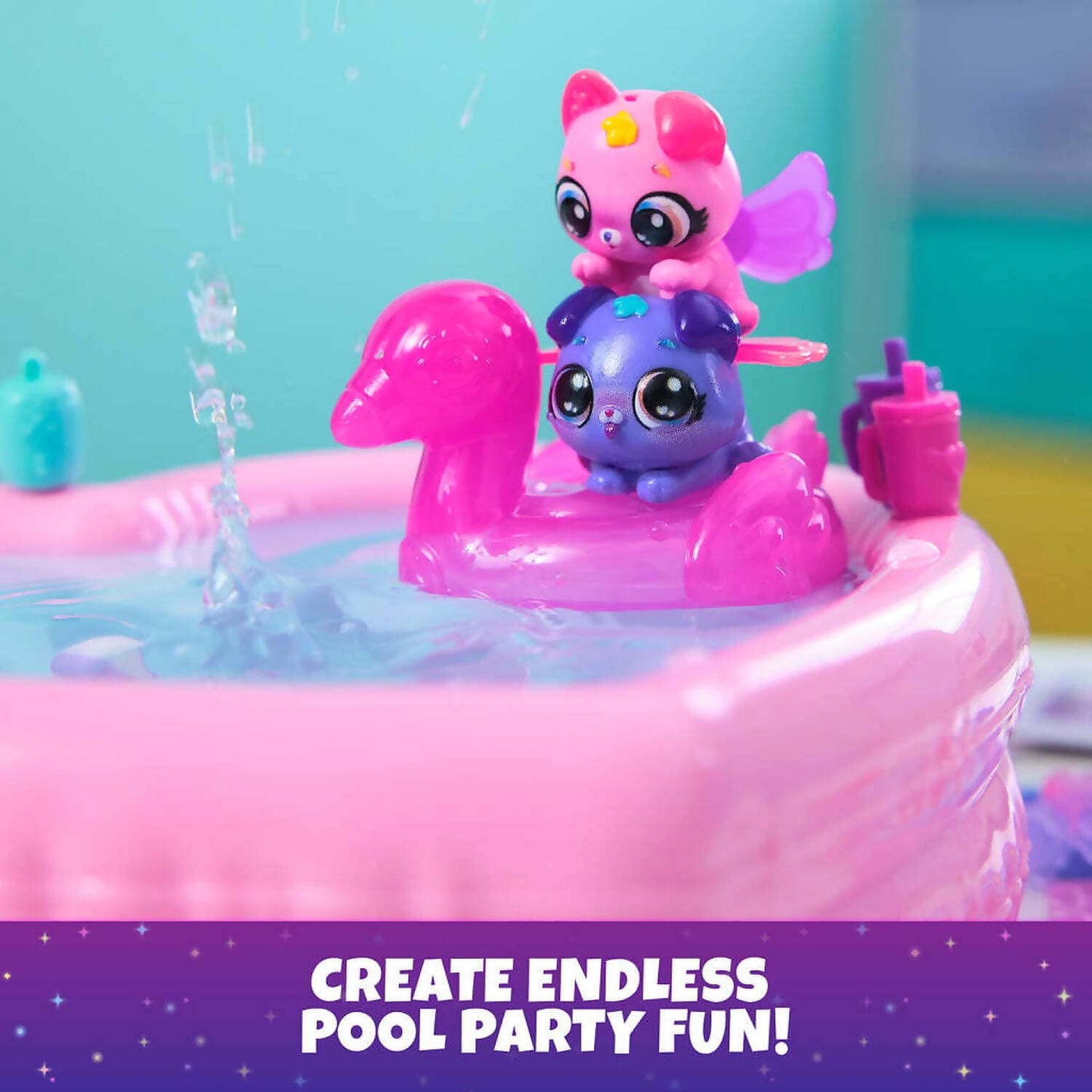 Hatchimals -  Alive! - Neon Rainbow Bestie Pool Party