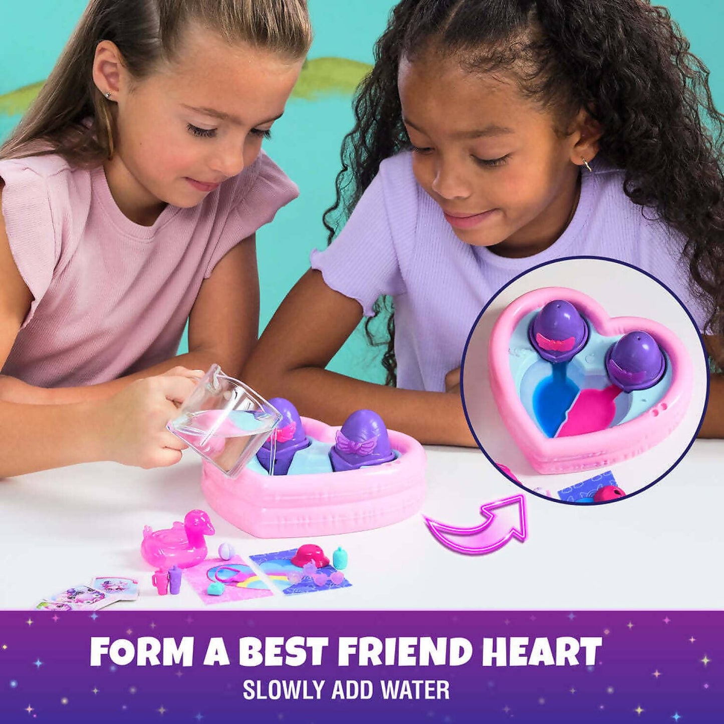 Hatchimals -  Alive! - Neon Rainbow Bestie Pool Party