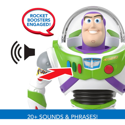 Disney -  Pixar - Toy Story Buzz Lightyear 10-inch Action Figure Toy With Rocket & Sounds - Mattel
