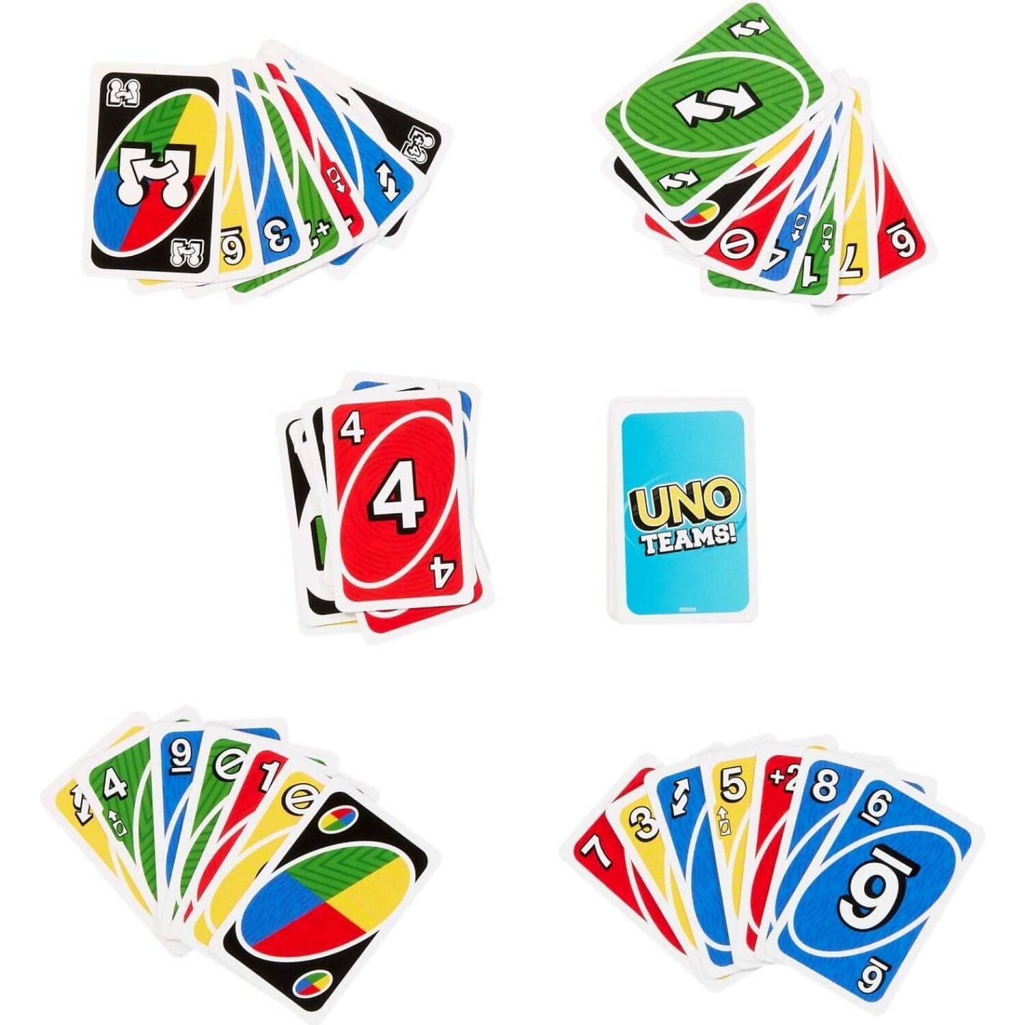 Mattel -  Games - Uno Teams! Card Game