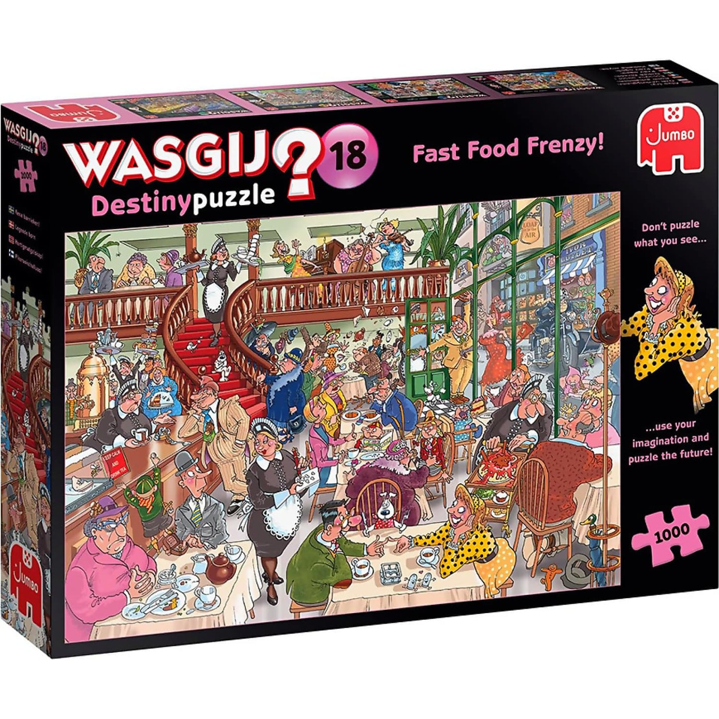 Wasgij - ? - Destiny No.18 Fast Food Frenzy! - Jigsaw Puzzle 1000pc