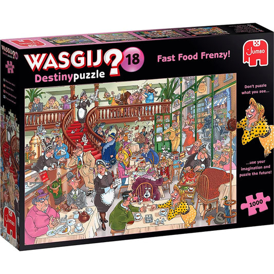 Wasgij - ? - Destiny No.18 Fast Food Frenzy! - Jigsaw Puzzle 1000pc