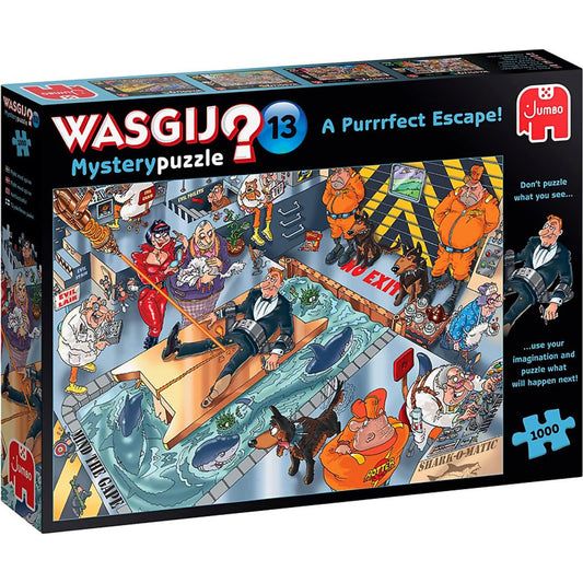 Wasgij - ? - Mystery No.13 A Purrfect Escape! - Jigsaw Puzzle 1000pc