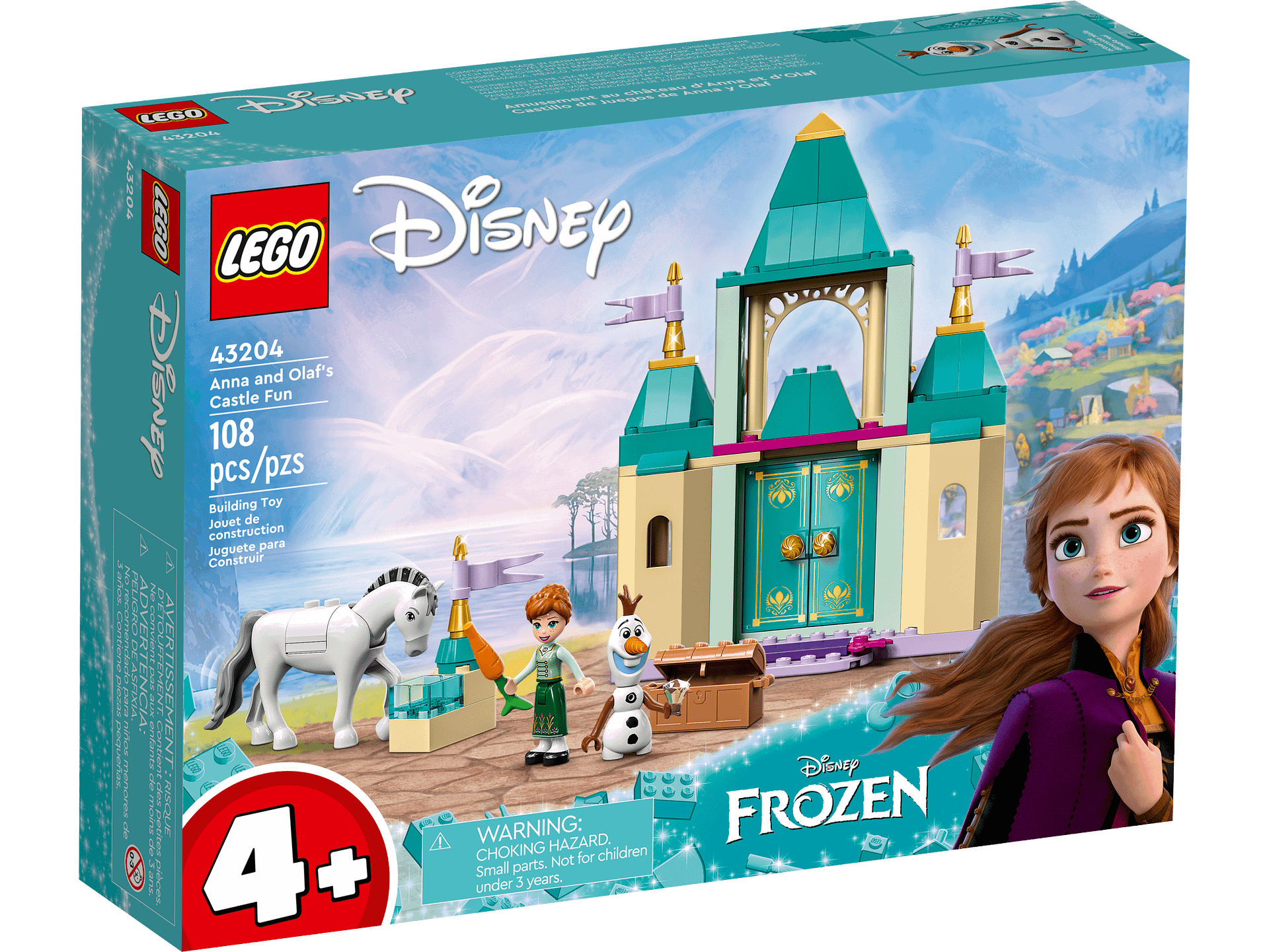 LEGO 43204 Anna and Olaf's Castle Fun - Disney Princess Frozen 4+