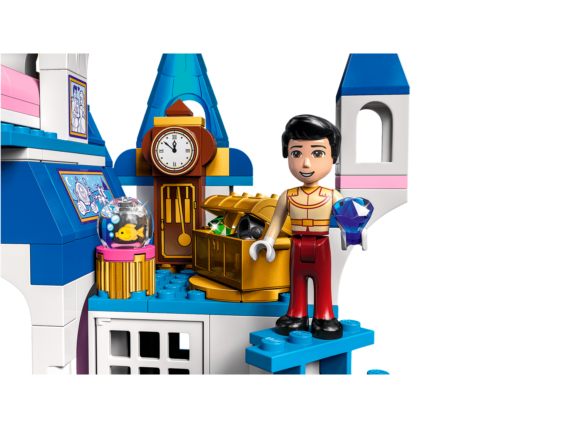LEGO 43206 Cinderella and Prince Charming's Castle - Disney Princess Frozen
