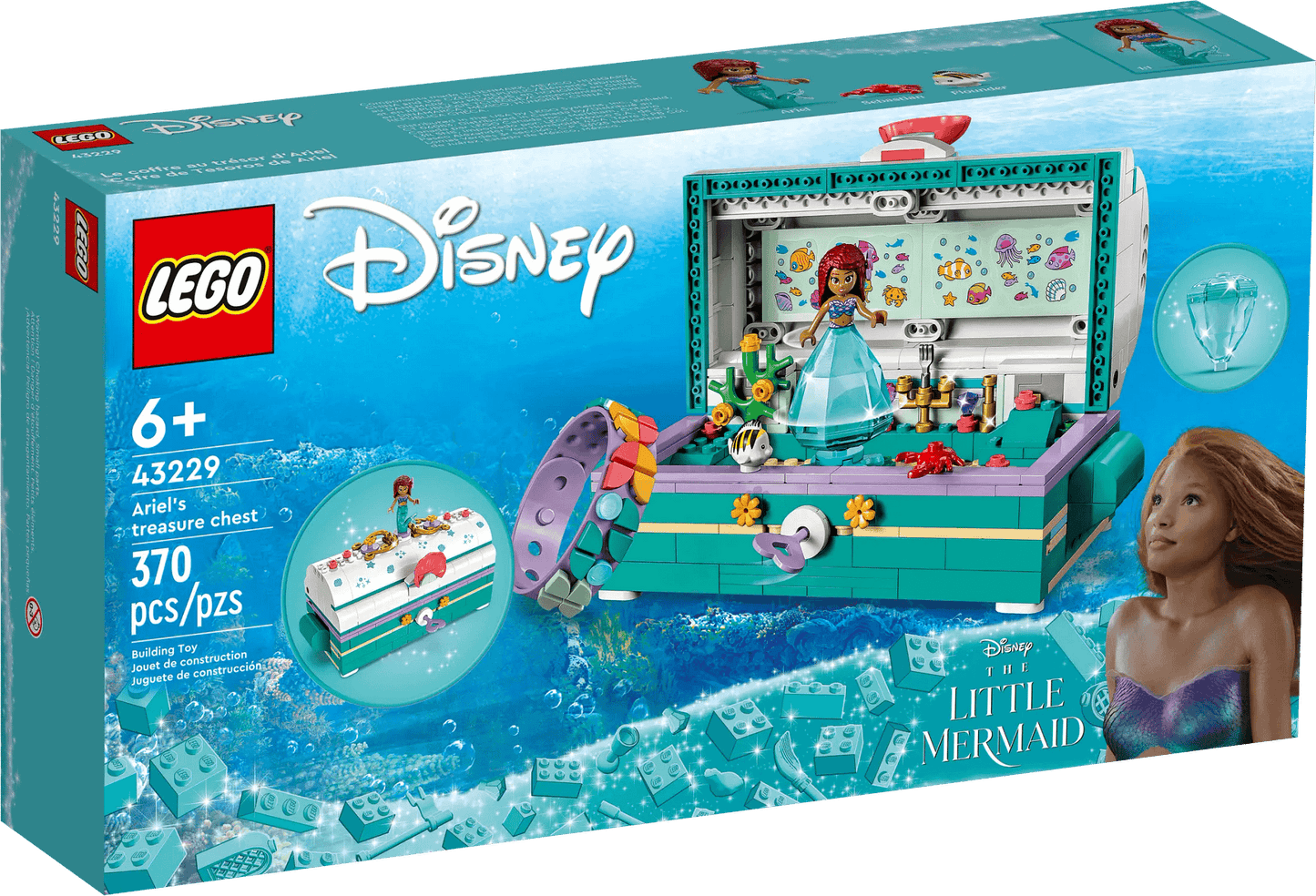 LEGO 43229 Ariel's Treasure Chest - Disney Princess