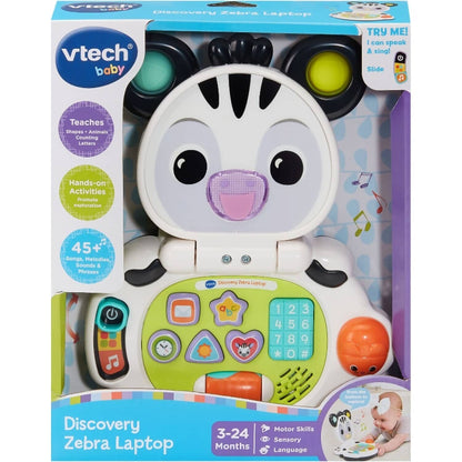 Vtech -  Baby - Discovery Zebra Laptop