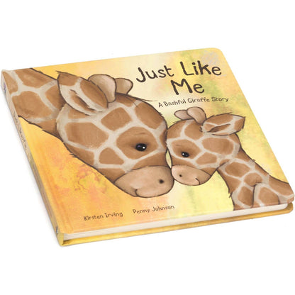 Jellycat - Just Like Me Book A Bashful Giraffe Story 21x21x2cm