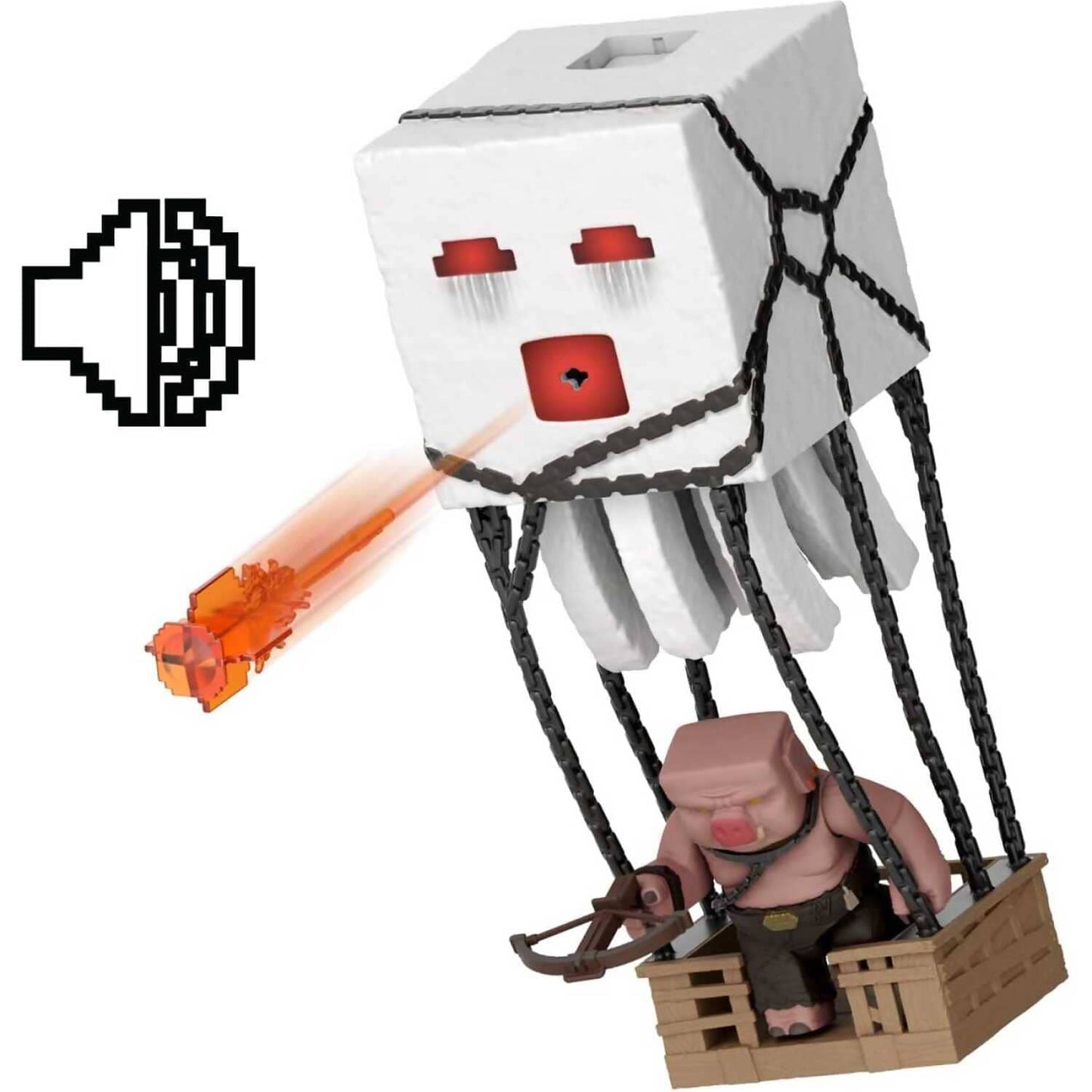 Minecraft -  Movie - Blast Attack Ghast Action Figure Set - Mattel