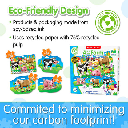 The Learning Journey - My First Puzzles Set 4-in-a-box - Farm