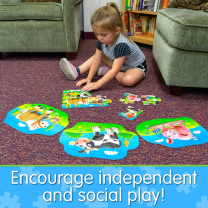The Learning Journey - My First Puzzles Set 4-in-a-box - Farm