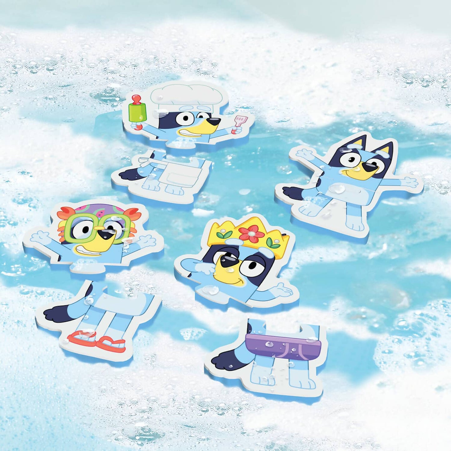 TOMY - Toomies - Bluey Bath Toy Puzzle