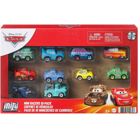 Disney Pixar - Cars Mini Racers Metal 10-pack
