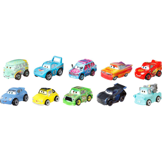 Disney -  Pixar - Cars Mini Racers Metal 10-pack