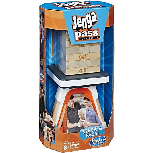 Hasbro -  Gaming - Jenga Pass Challenge Game