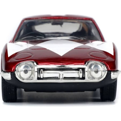 Jada Toys - Power Rangers - 1967 Toyota 2000 GT with Red Ranger 1:32 Scale Diecast Vehicle