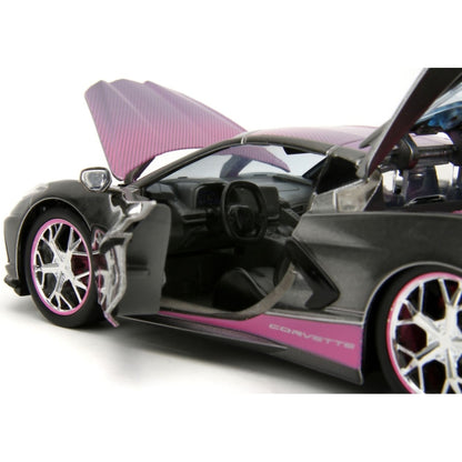Jada Toys - Pink Slips 2020 Chevrolet Corvette Stingray 1:24 Scale Diecast Vehicle