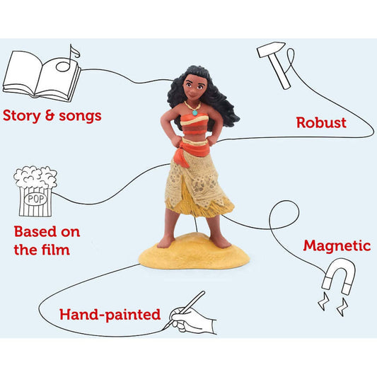 Tonies - Disney Moana Tonie : Audio Character (Toniebox Not Included)
