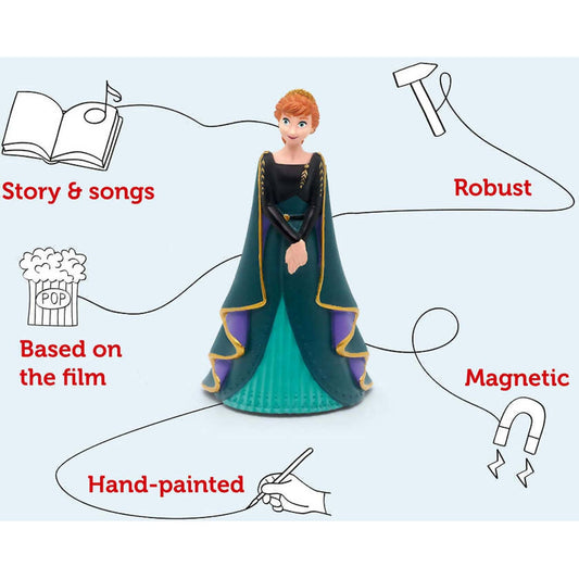 Tonies - Disney Frozen 2: Anna : Tonie Audio Character (Toniebox Not Included)