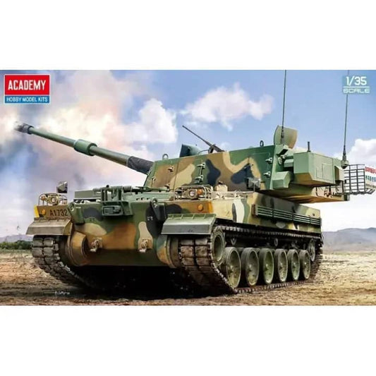 Academy -  Scale 1/35 R.O.K. Army K9A1 SPH Plastic Model Kit (13561)
