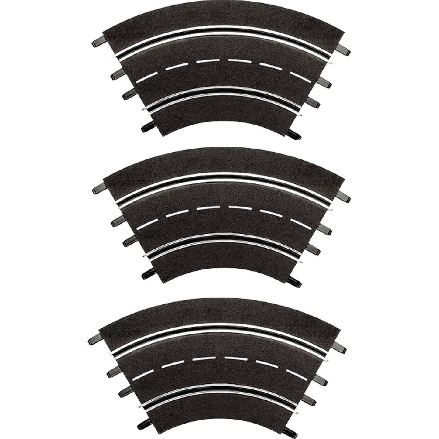 Carrera -  Digital 1:32 Accessories - Curve 1/60° (3) 3 x track pieces - Slot Car Track Accessories also Suits 1:24 & Evolution