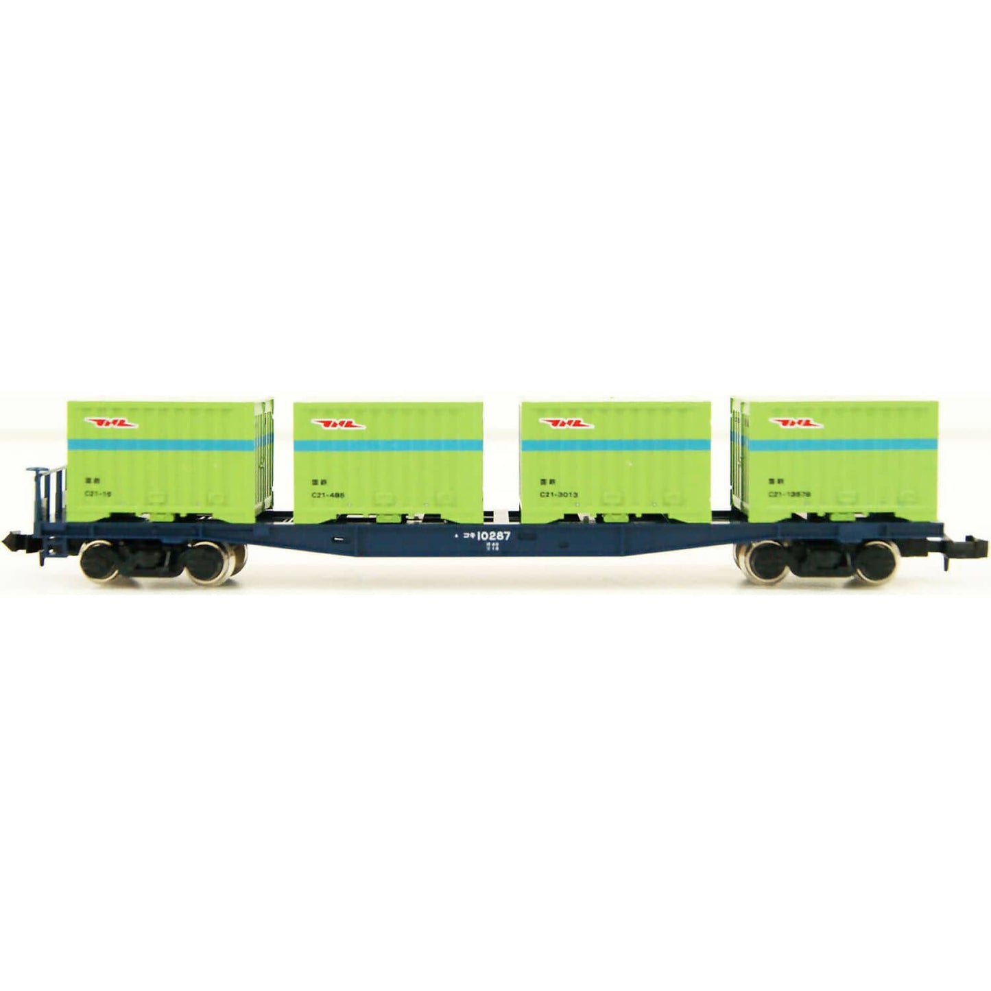 Tomix - Wagon Koki 10000 with Container N Scale - Model Railway Accessory