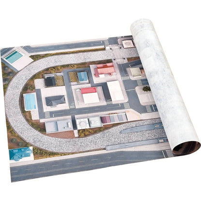 Tomix - Panorama Layout Mat Town N Scale - Model Railway Accessory