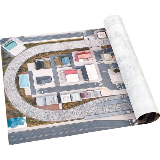 Tomix - Panorama Layout Mat Town N Scale - Model Railway Accessory