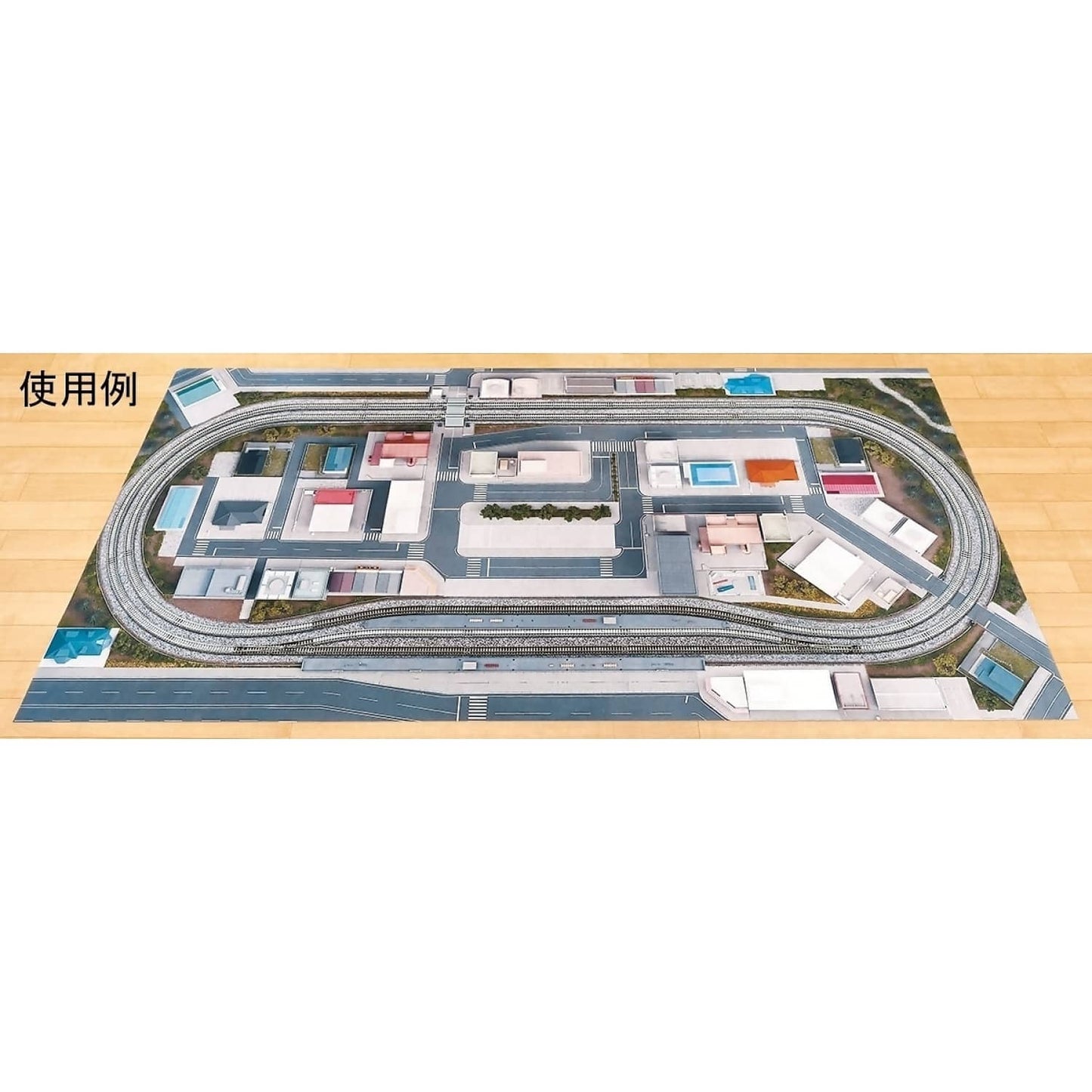 Tomix - Panorama Layout Mat Town N Scale - Model Railway Accessory