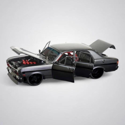 DDA Collectibles -  1:24 Scale - 1969 Custom Ford XW Inferno Black - Diecast Model
