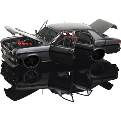 DDA Collectibles -  1:24 Scale - 1969 Custom Ford XW Inferno Black - Diecast Model
