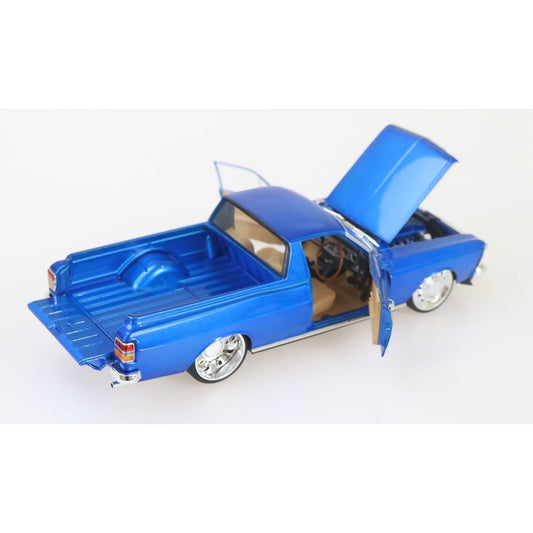 DDA Collectibles -  1:24 Scale - Blue Custom XY Ford Falcon Ute - Diecast Model