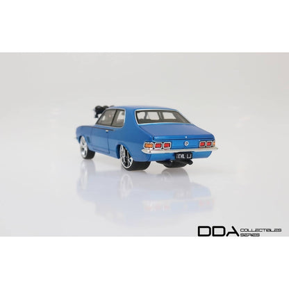 DDA Collectibles -  1:24 Scale - Metallic Blue Evil LJ 1973 Holden LJ Torana - Diecast Model