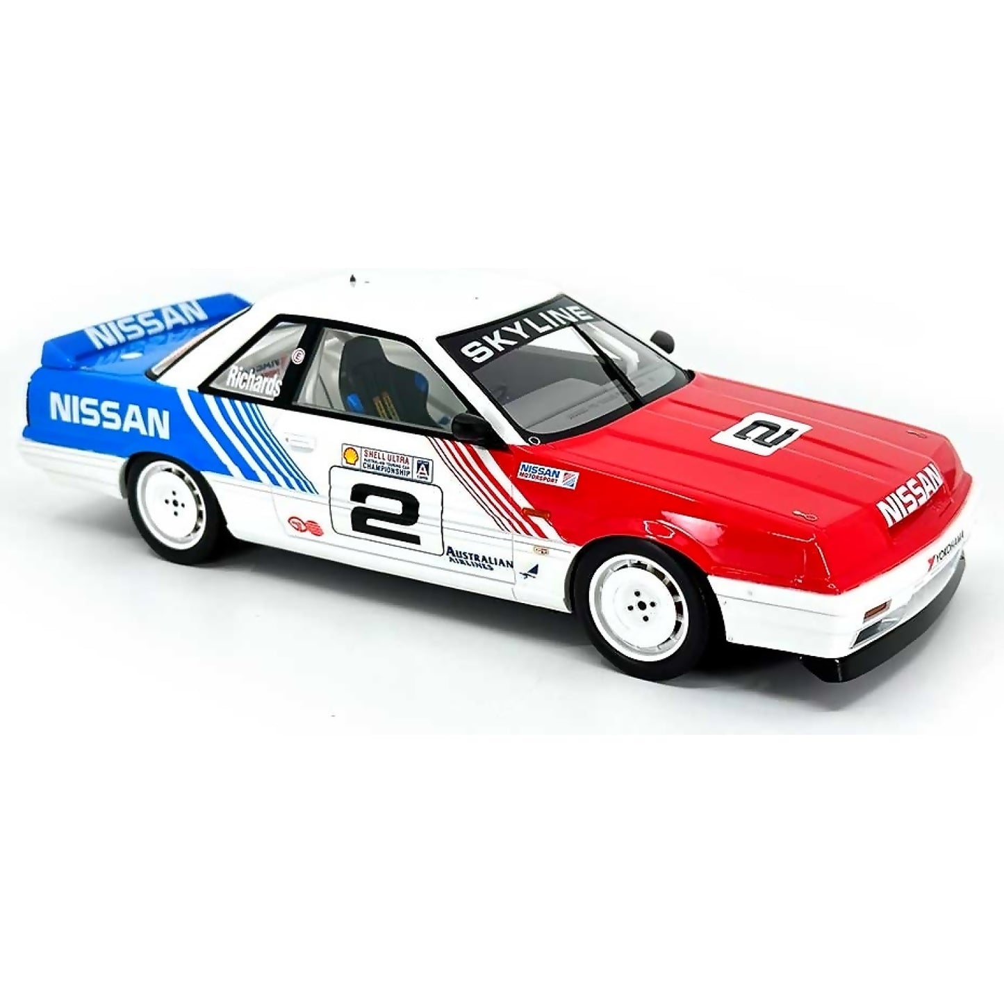 DDA Collectibles -  1:18 Jim Richards #2 HR-31 Nissan Skyline - Limited Edition Diecast Model