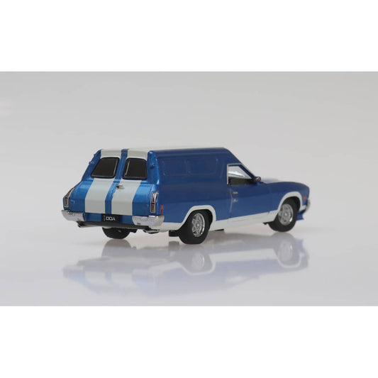 DDA Collectibles -  1:32 Scale - Dark Blue White Stripes XC Panel Van - Diecast Model
