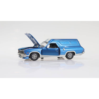 DDA Collectibles -  1:32 Scale - Dark Blue White Stripes XC Panel Van - Diecast Model