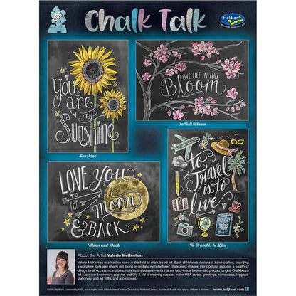 Holdson - Chalk Talk In Full Bloom Jigsaw Puzzle 1000 Pieces